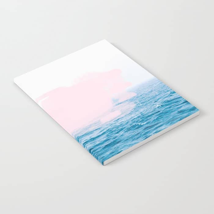 Ocean + Pink #Homestorie #Decor #Buyart Notebook