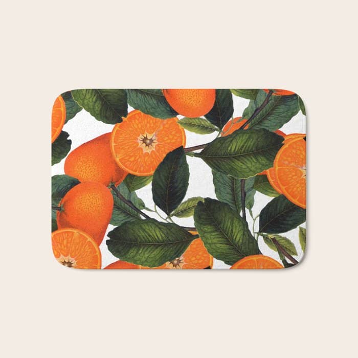 The Forbidden Orange #Homestorie #Decor #Buyart Bath Mat