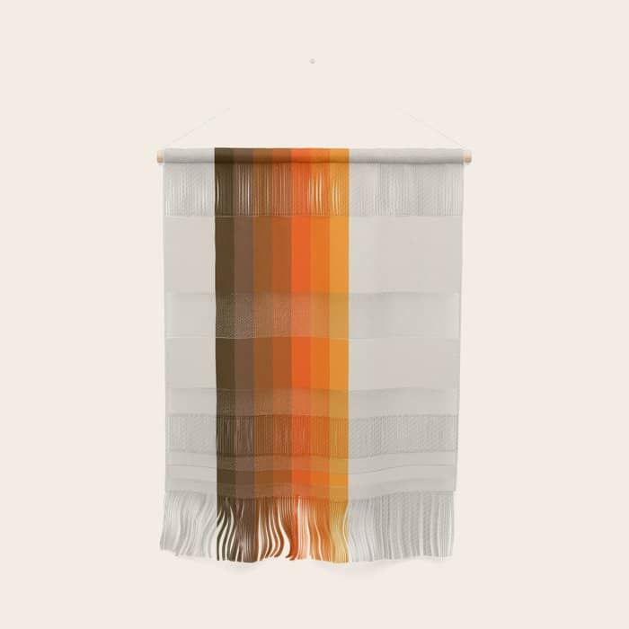 Retro Golden Rainbow - Straight Wall Hanging