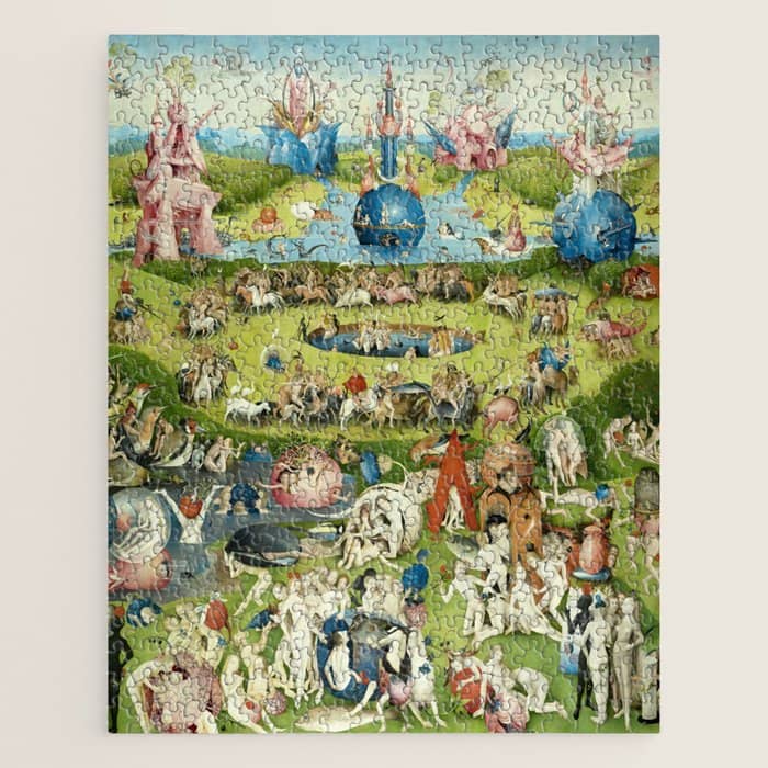 The Garden Of Earthly Delights By Hieronymus Bosch Jigsaw Puzzle