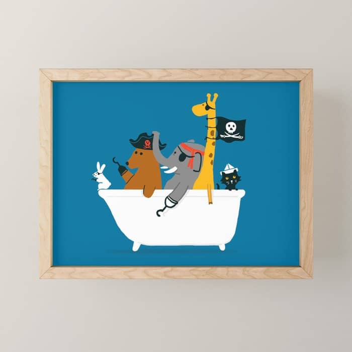 Everybody Wants To Be The Pirate Mini Art Print