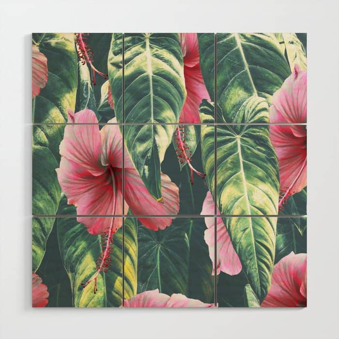 Wild Hibiscus #Homestorie #Decor #Buyart Wood Wall Art