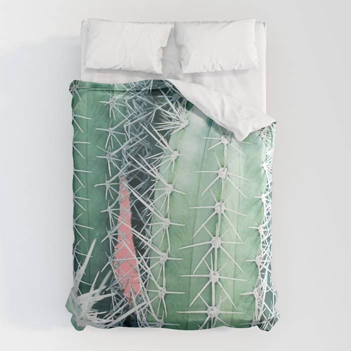 Cactus Up Close #Homestorie #Decor #Buyart Duvet Cover