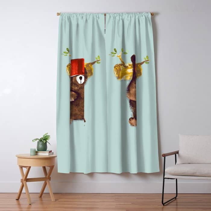 No Care Bear - My Sleepy Pet Window Curtain