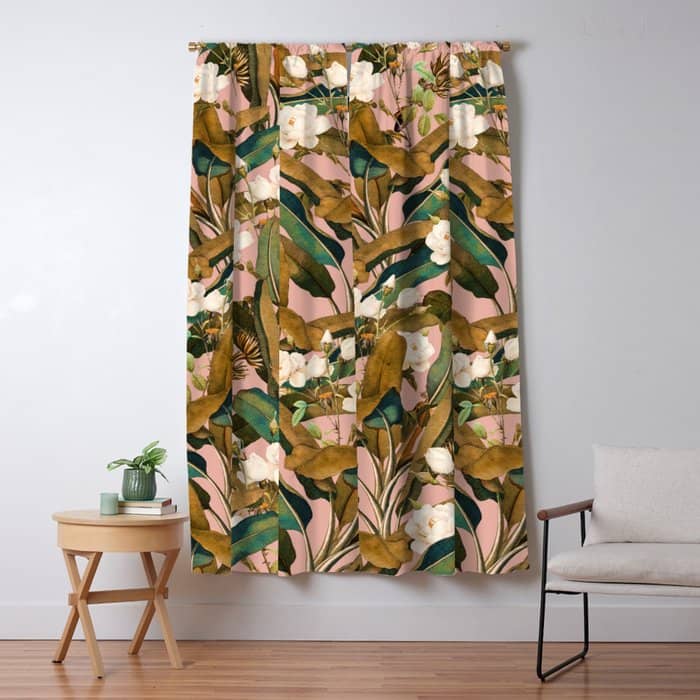 Summer Botanical Garden V Window Curtain