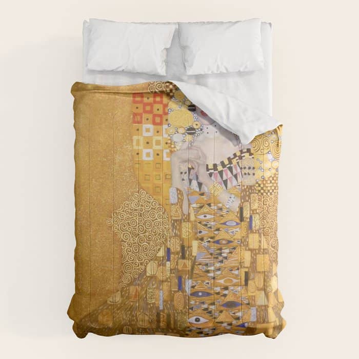 Gustav Klimt - The Woman In Gold Comforter