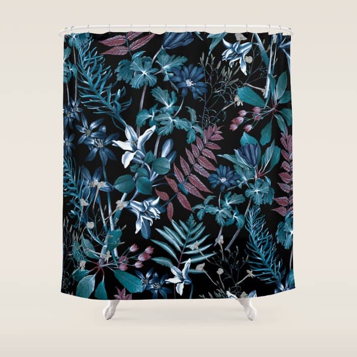 Exotic Garden - Night Xiv Shower Curtain
