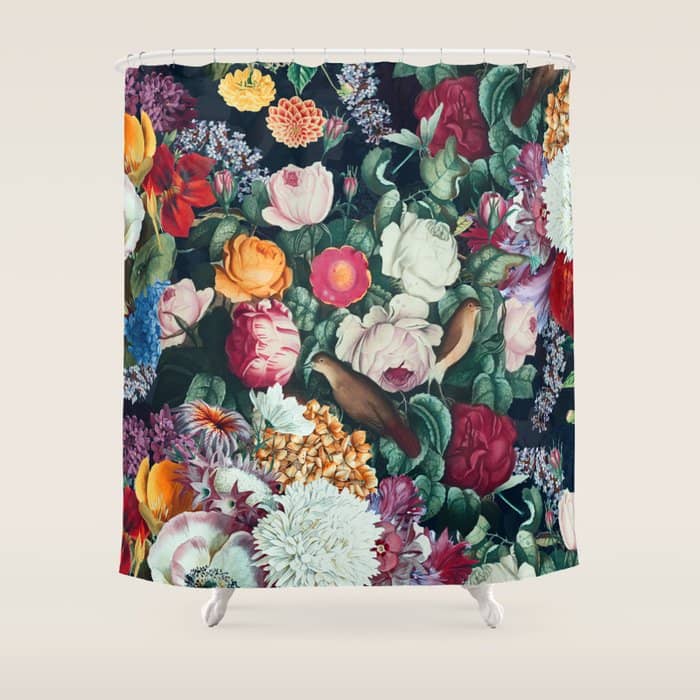 Exotic Garden - Night Xiii Shower Curtain