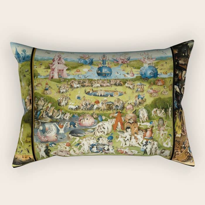 The Garden Of Earthly Delights Rectangular Pillow