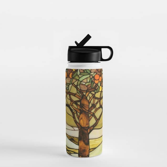 Louis Comfort Tiffany - Decorative Stained Glass 6. Water Bottle