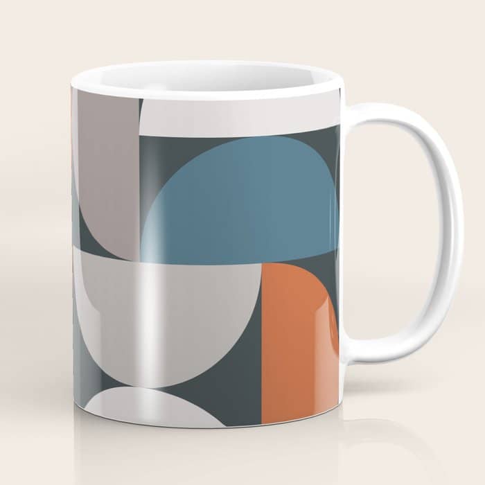Mid Century Modern Geometric 24 Coffee Mug