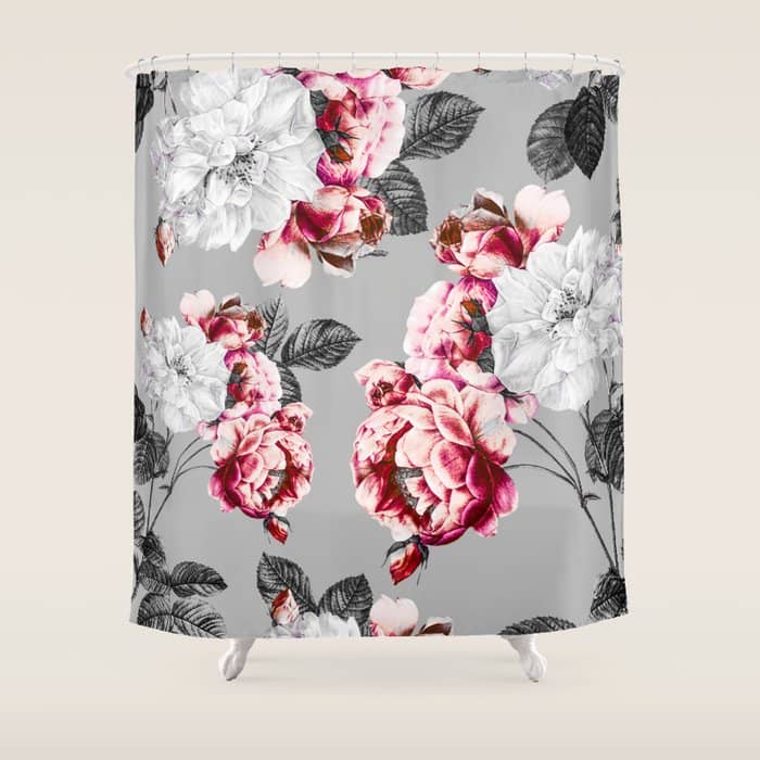 Flora Temptation - Twilight Shower Curtain