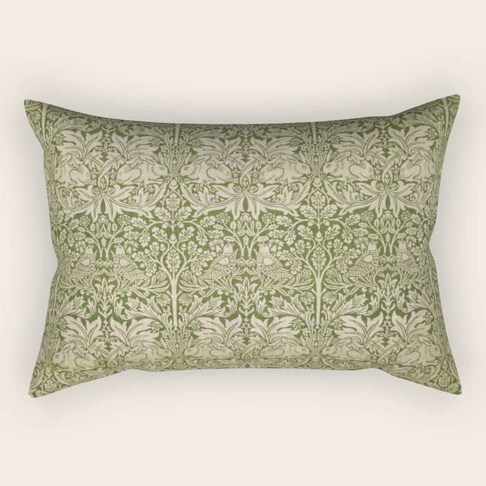 William Morris "Brer Rabbit" 4. Rectangular Pillow