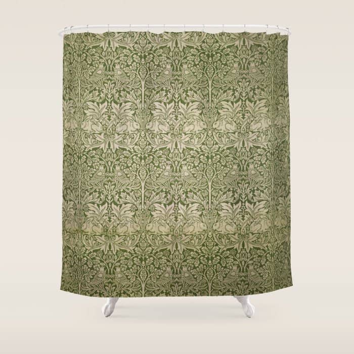 William Morris "Brer Rabbit" 4. Shower Curtain
