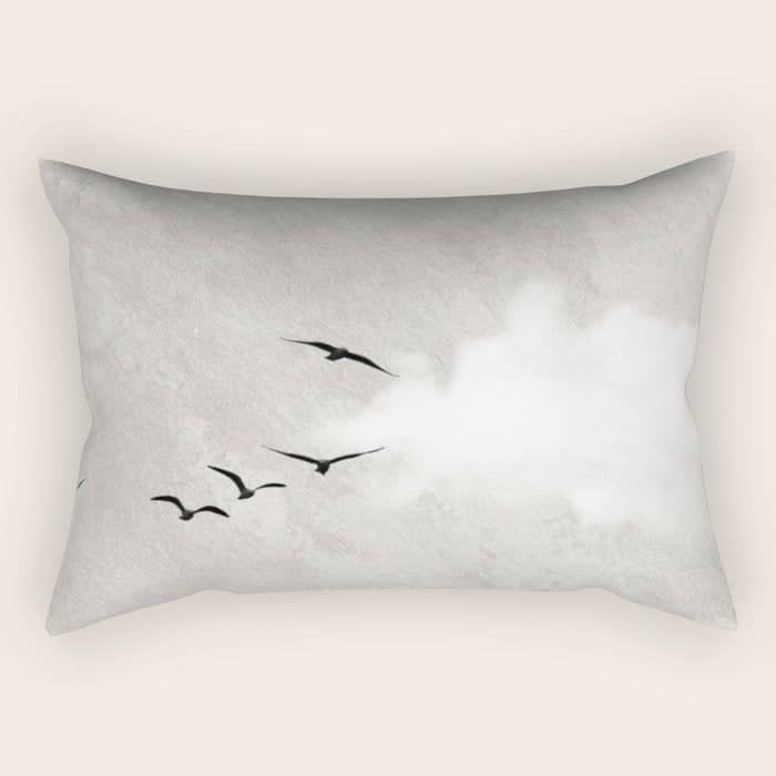 Minimal Collage /Silence Rectangular Pillow