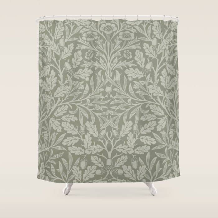 William Morris "Acorn" 6. Shower Curtain