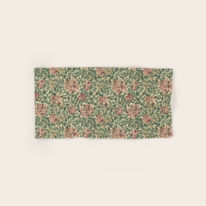 William Morris "Honeysuckle" 1. Bath Towel