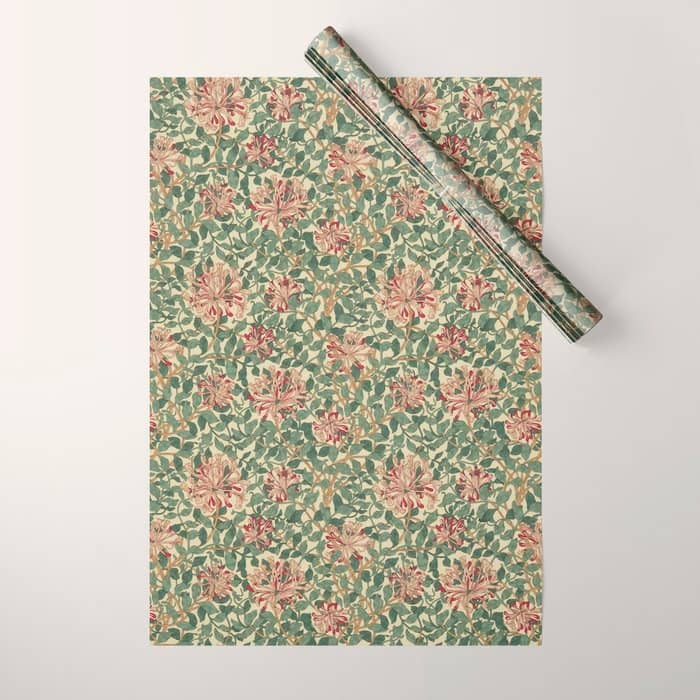William Morris "Honeysuckle" 1. Wrapping Paper