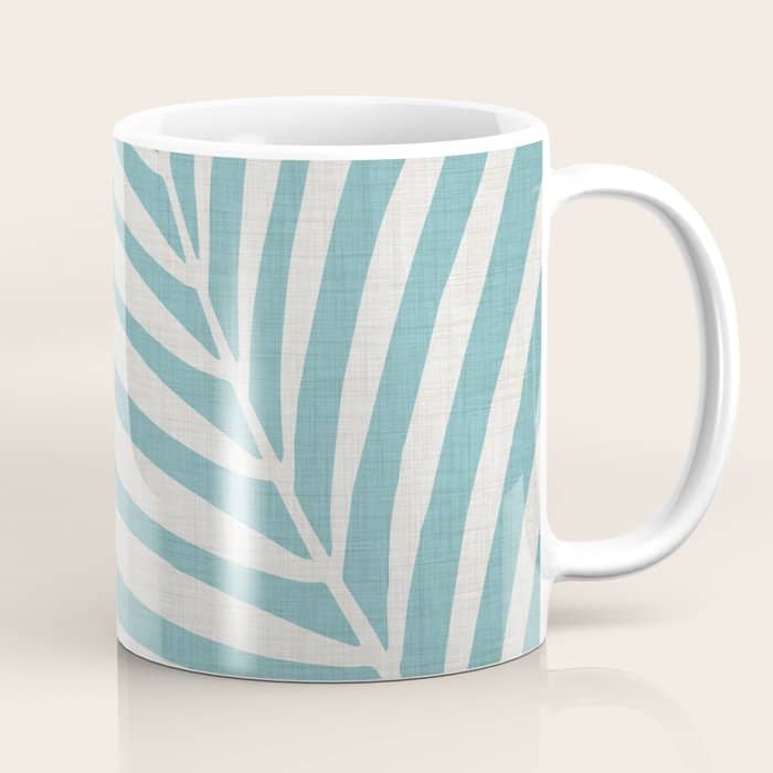 Vintage Palm Frond Silhouette Coffee Mug