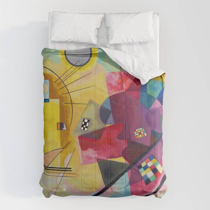 Wassily Kandinsky Yellow Red Blue Comforter