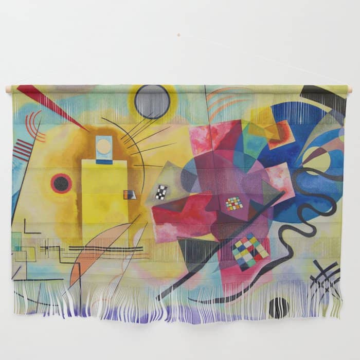 Wassily Kandinsky Yellow Red Blue Wall Hanging