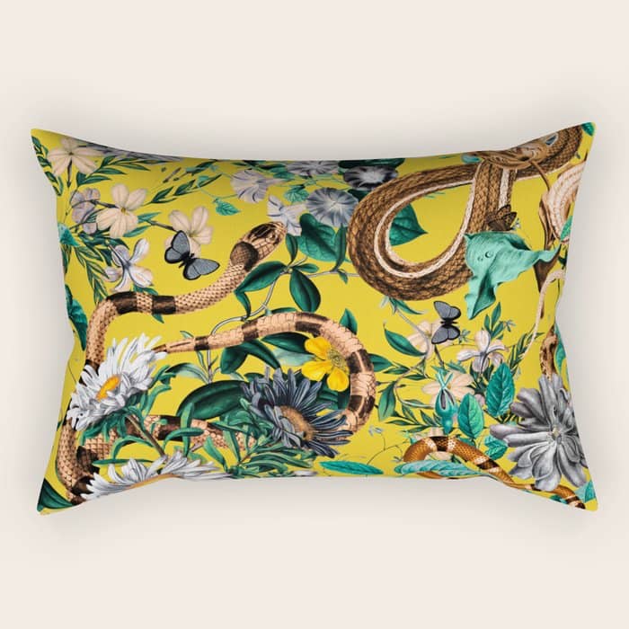 Dangers In The Forest Iv Rectangular Pillow