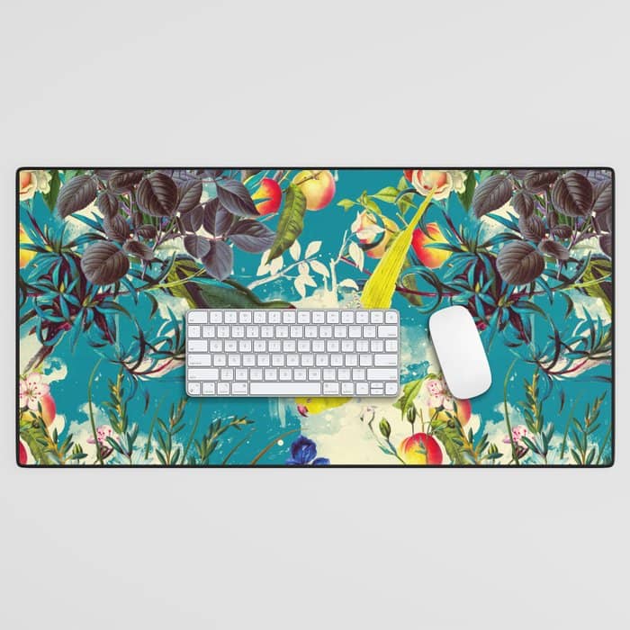 Tropical Birds In The Nature - 010 Desk Mat