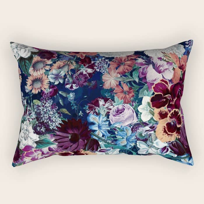 Exotic Garden - Night Xvi Rectangular Pillow