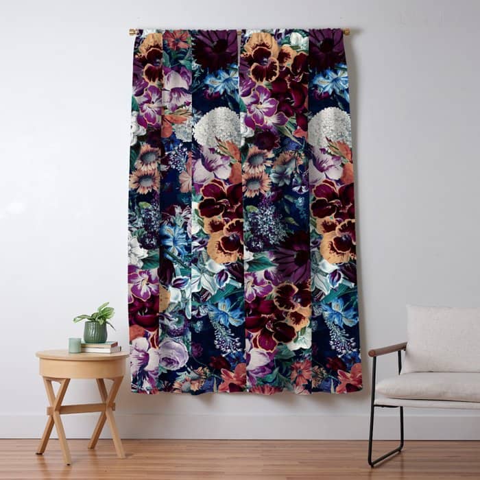 Exotic Garden - Night Xvi Window Curtain