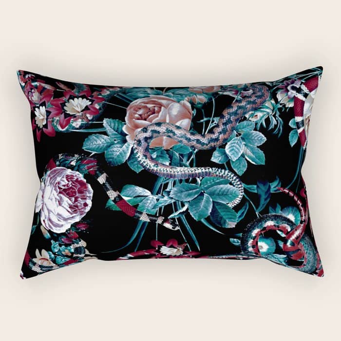 Dangers In The Forest Iii-Ii Rectangular Pillow