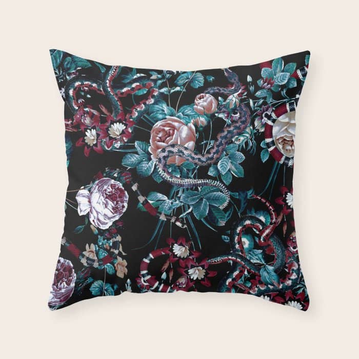 Dangers In The Forest Iii-Ii Throw Pillow