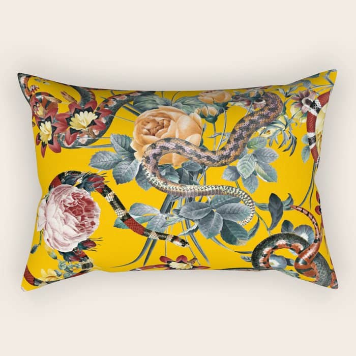 Dangers In The Forest Iii Rectangular Pillow