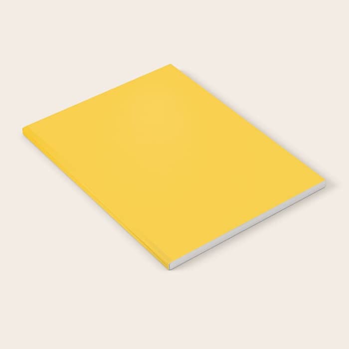 Canary Yellow - Solid Color Collection Notebook