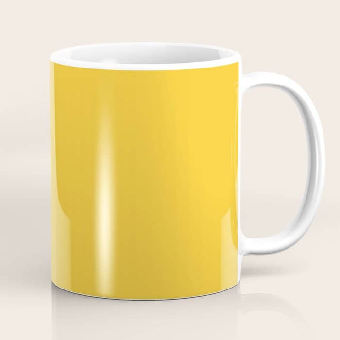 Canary Yellow - Solid Color Collection Coffee Mug