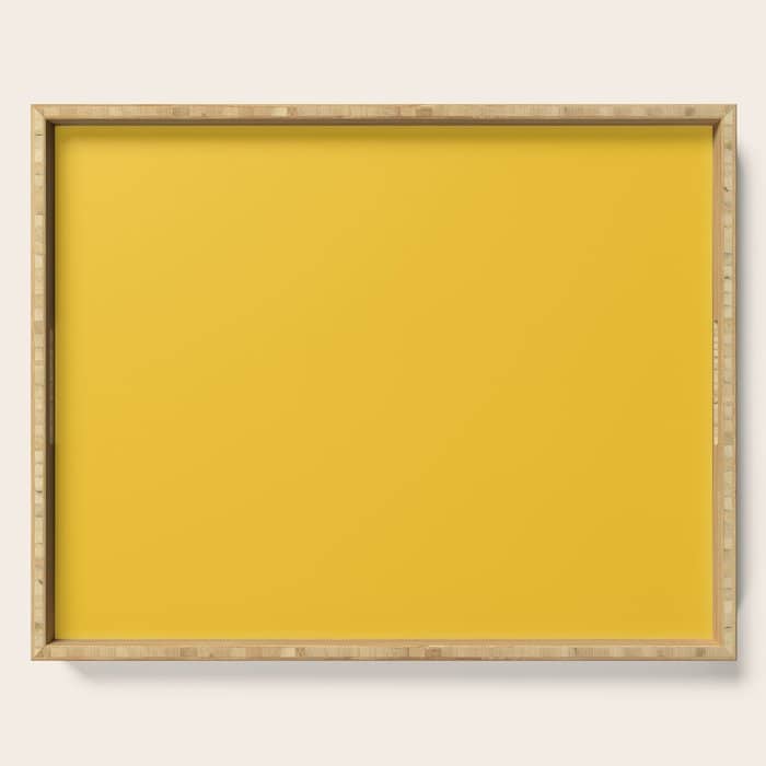 Canary Yellow - Solid Color Collection Serving Tray