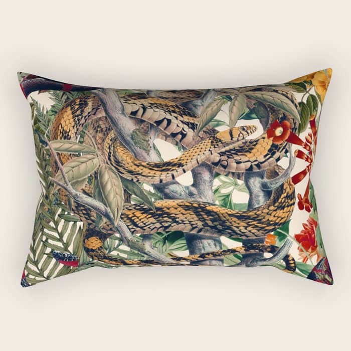 Dangers In The Forest Ii Rectangular Pillow