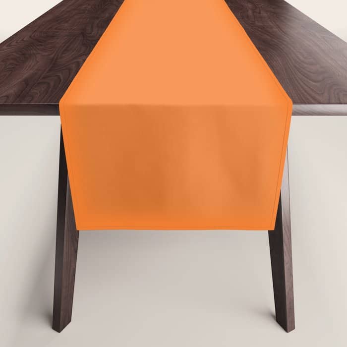 Tangerine - Solid Color Collection Table Runner