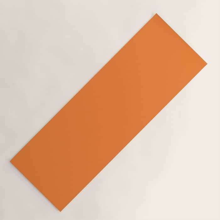 Tangerine - Solid Color Collection Yoga Mat