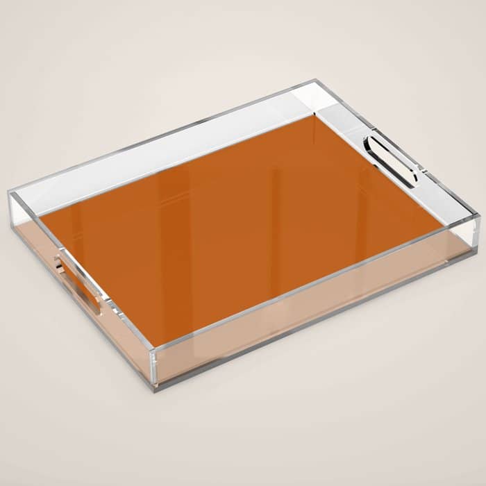 Ginger - Solid Color Collection Acrylic Tray