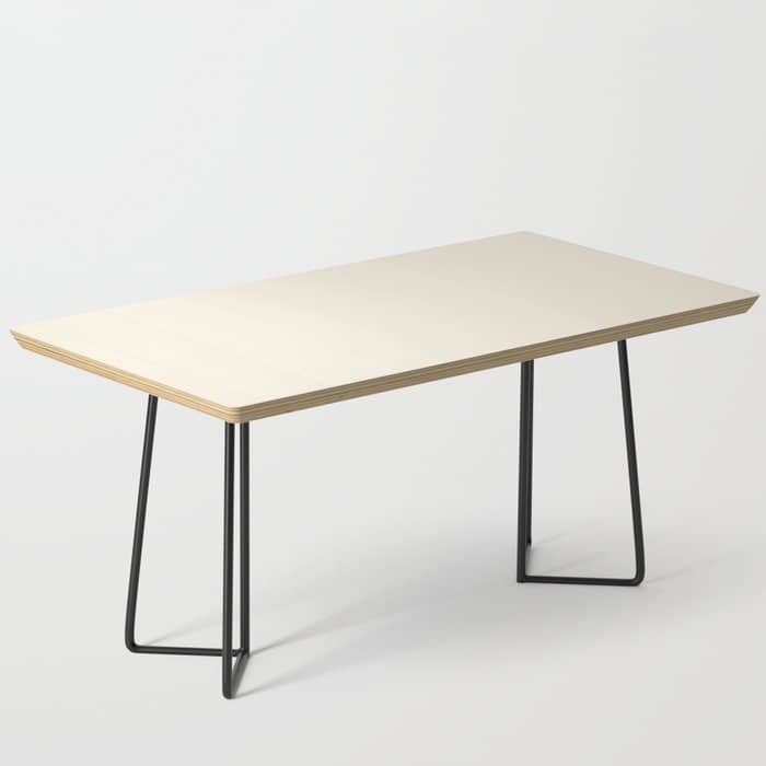 Cream - Solid Color Collection Coffee Table
