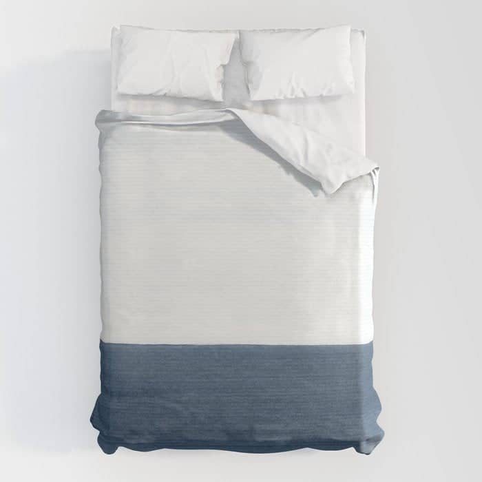 Ocean Watercolor Painting No.1 Duvet Cover