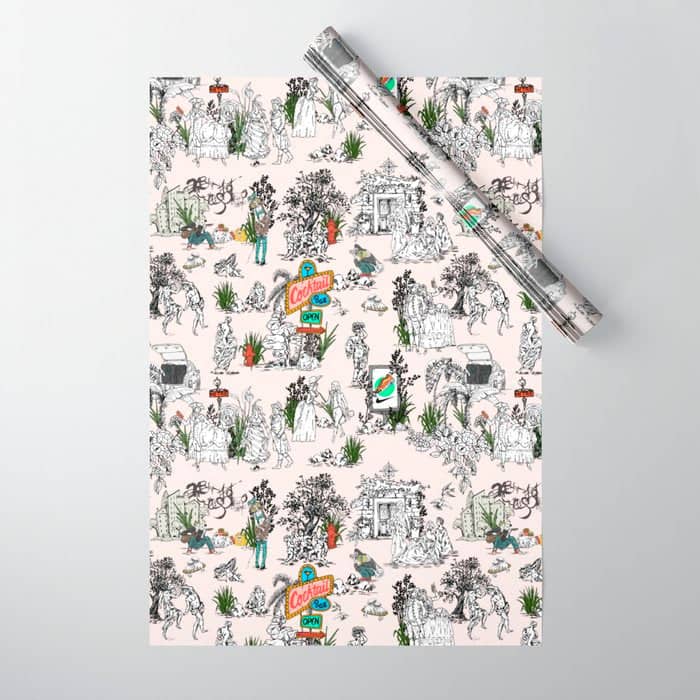 Toile De Jouy Between Eras 01 Wrapping Paper