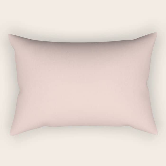 Blush - Solid Color Collection Rectangular Pillow