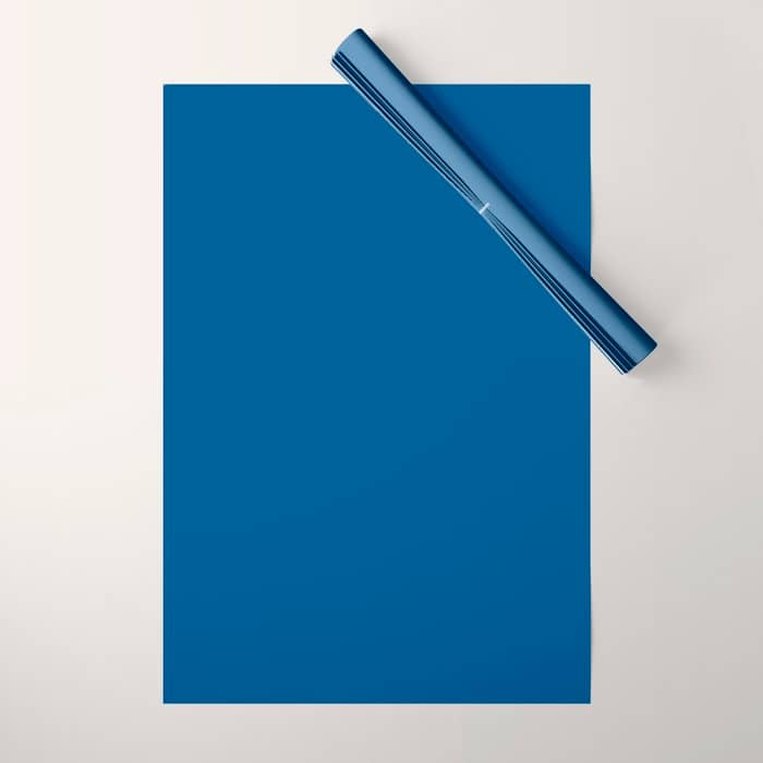 Lapis Lazuli Blue - Solid Color Collection Wrapping Paper
