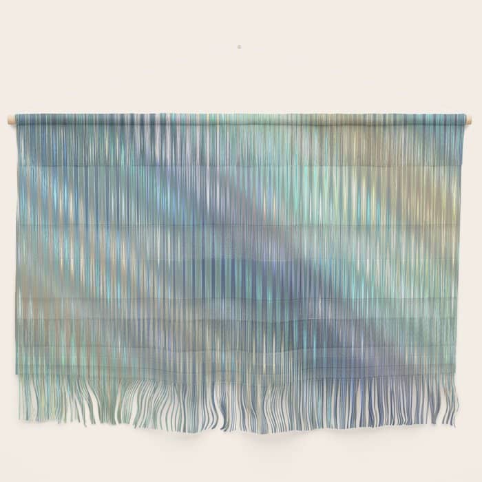 Striped Abstract Glass Relection Wall Hanging