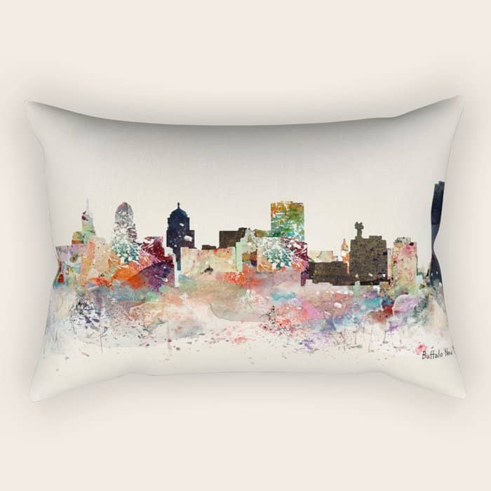 Buffalo City New York Rectangular Pillow