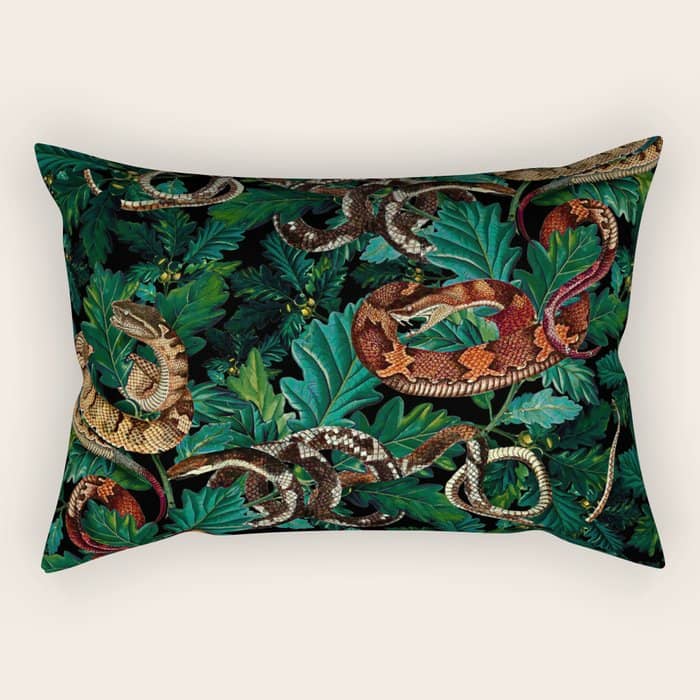 Dangers In The Forest Rectangular Pillow