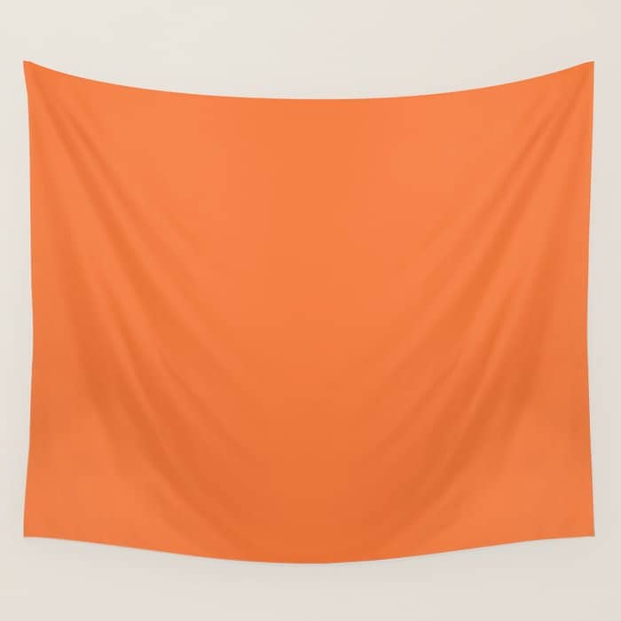 Boca Solid Shades - Apricot Wall Tapestry