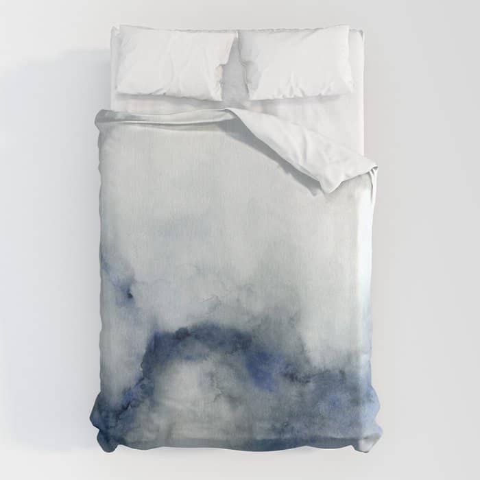 Indigo Abstract Painting | No.3 Duvet Cover