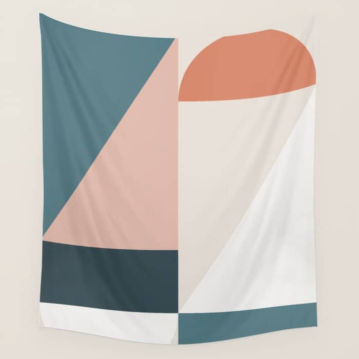 Cirque 01 Abstract Geometric Wall Tapestry